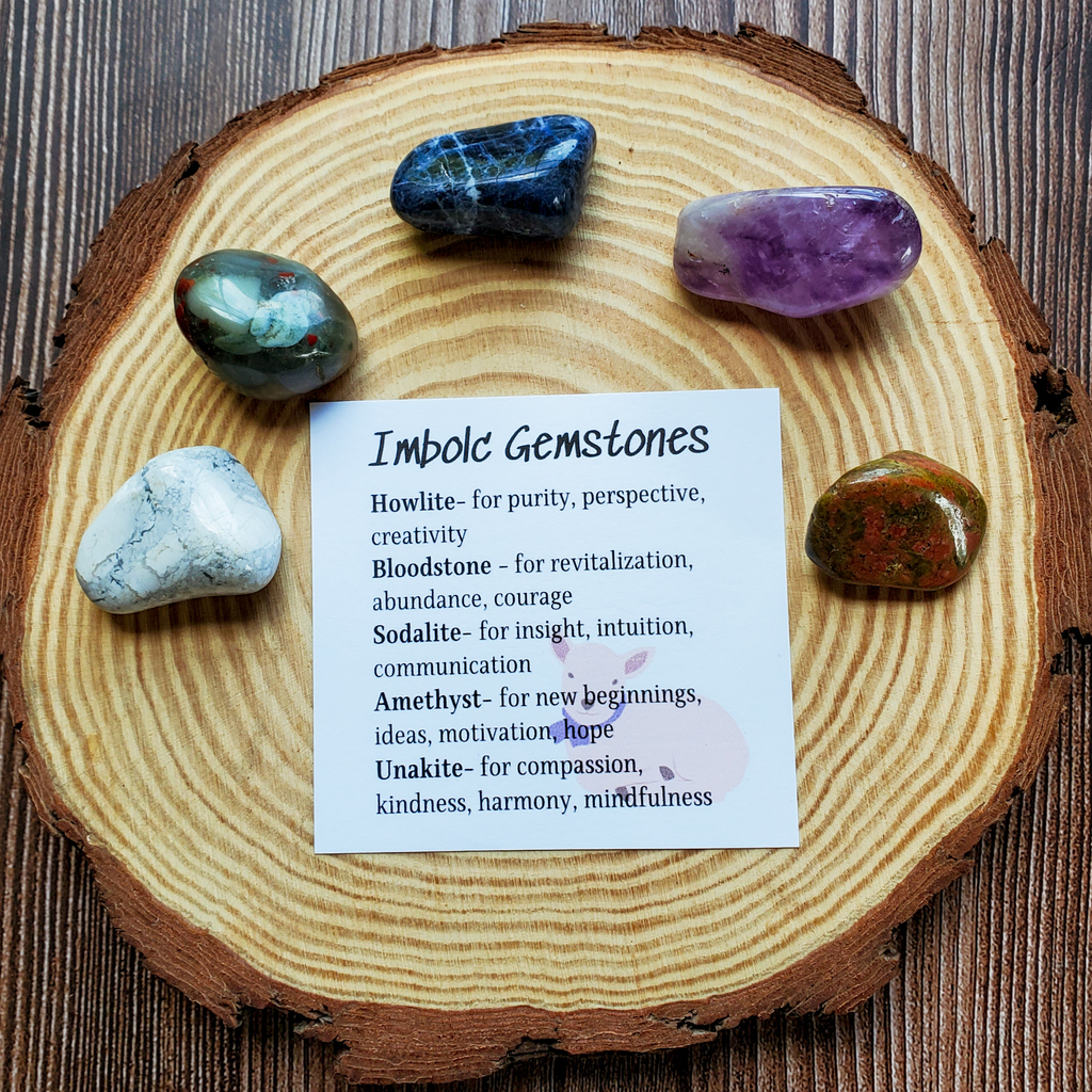 Imbolc Gemstone Set — Renewal Crystal Collection for Clarity, Inspiration & New Beginnings — additional product photo