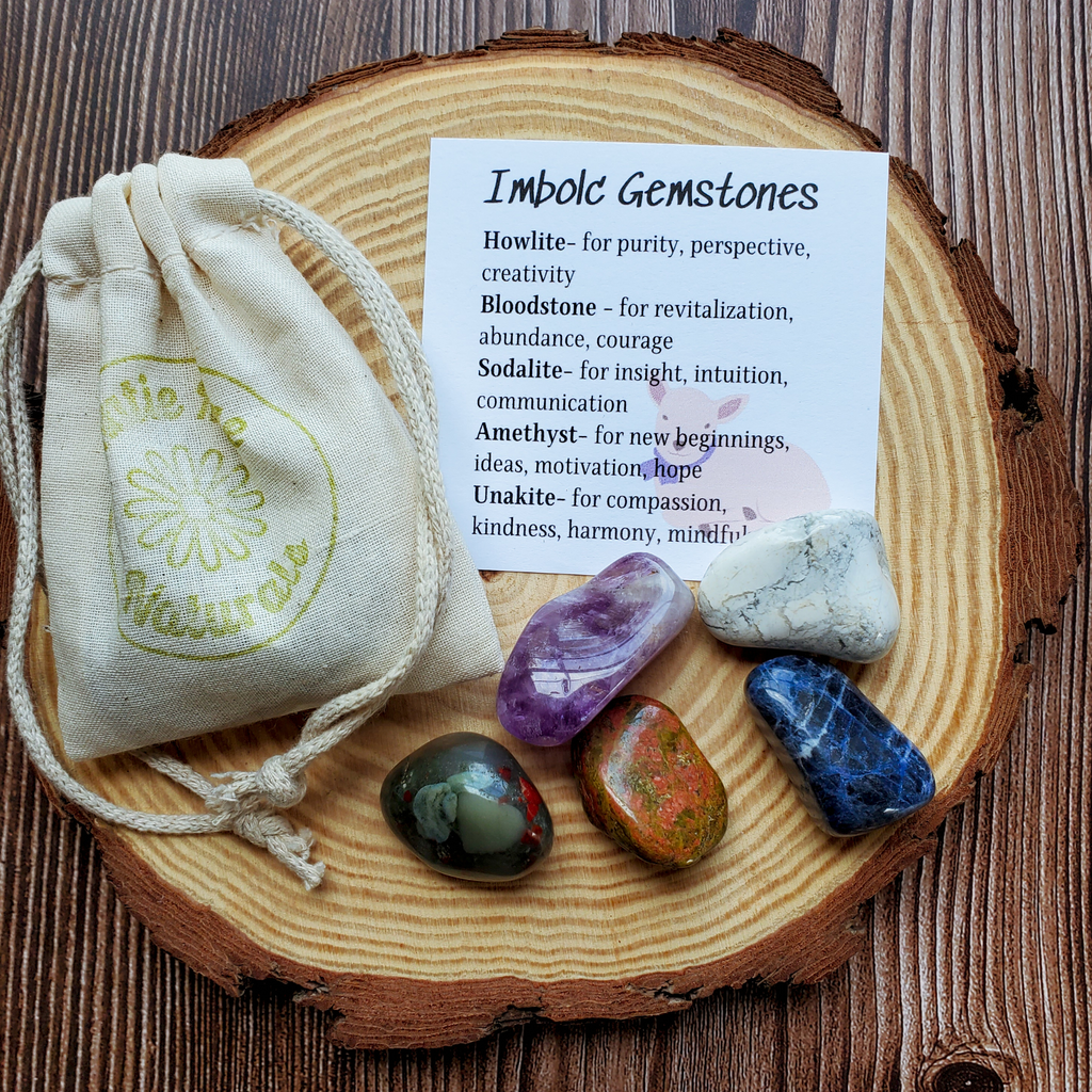 Imbolc Gemstone Set — Renewal Crystal Collection for Clarity, Inspiration & New Beginnings — additional product photo