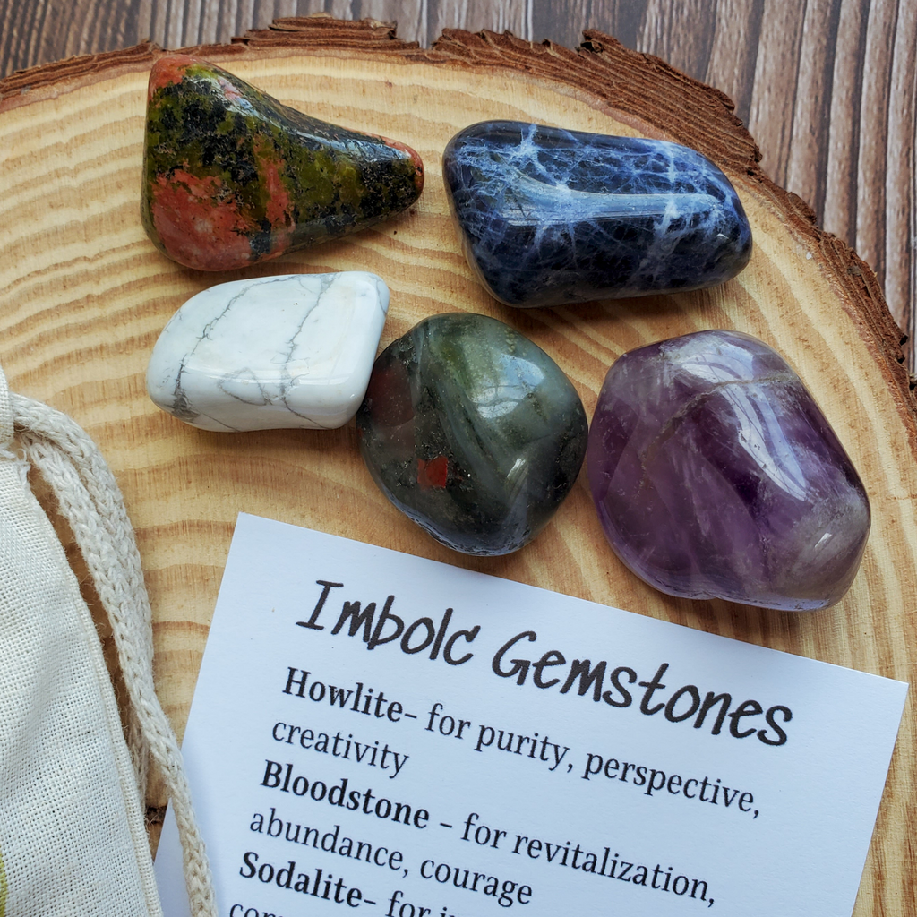 Imbolc Gemstone Set — Renewal Crystal Collection for Clarity, Inspiration & New Beginnings — additional product photo