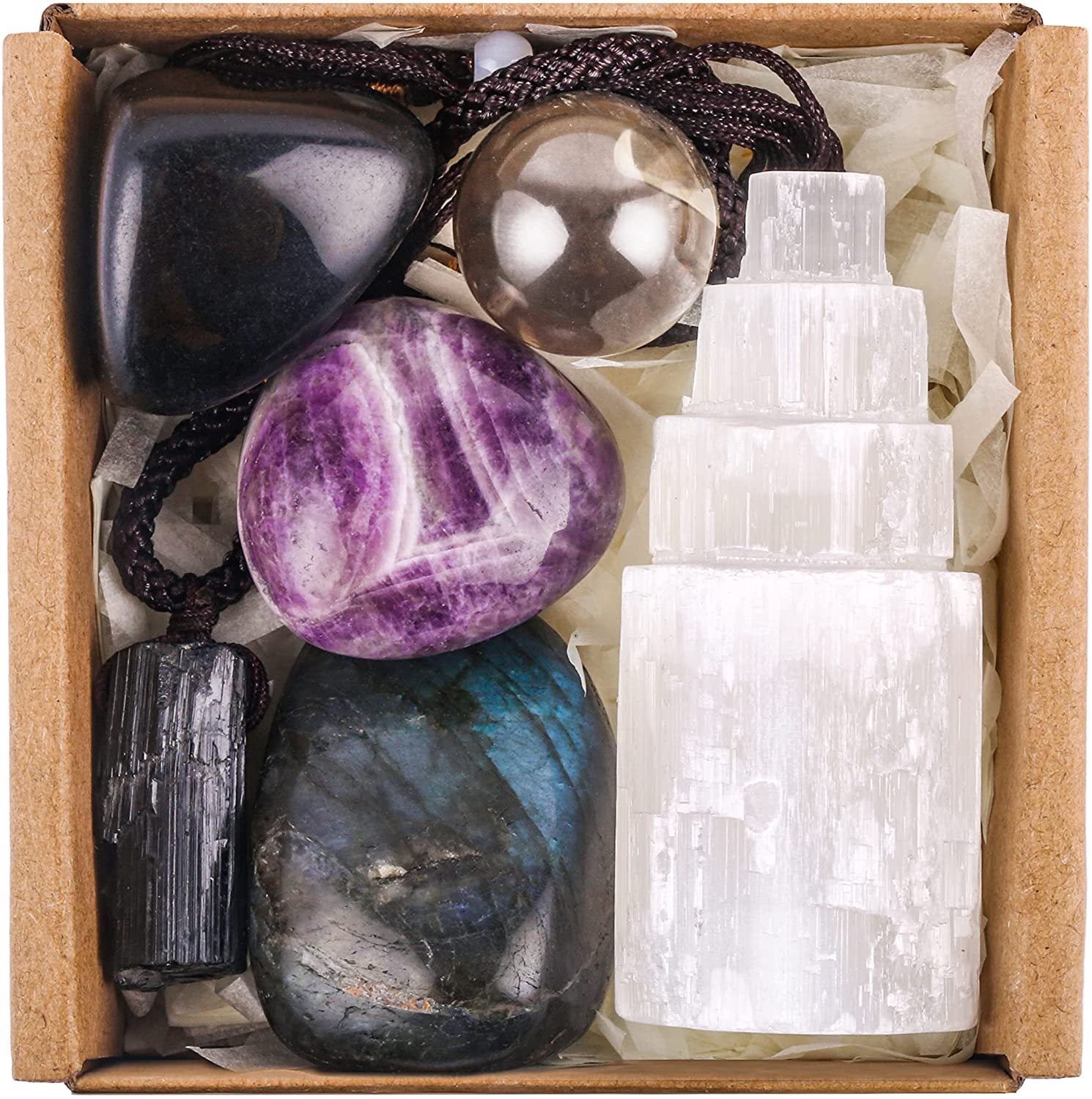 23 Piece Natural Crystal Stone Set Gift Box — additional product photo