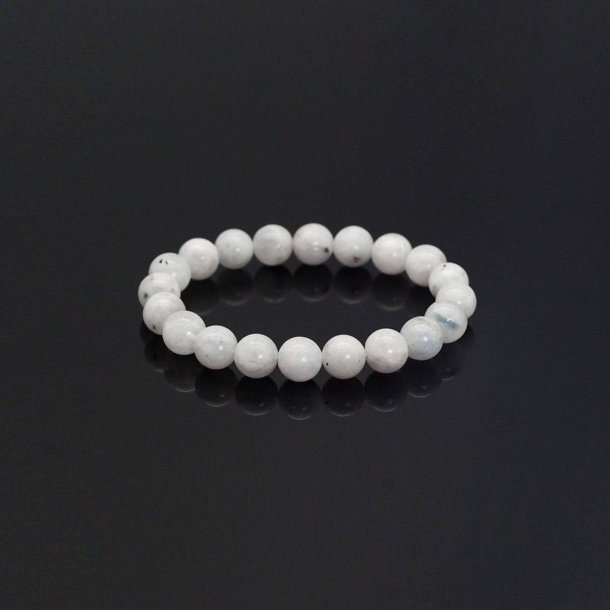 Genuine Moonstone Stretch Bracelet