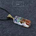 Rainbow Stone Crystal Pendant Necklace — additional product photo