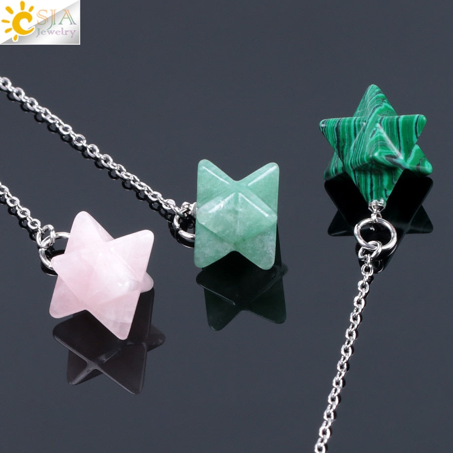 Sacred Merkaba Crystal Pendulum Collection — additional product photo