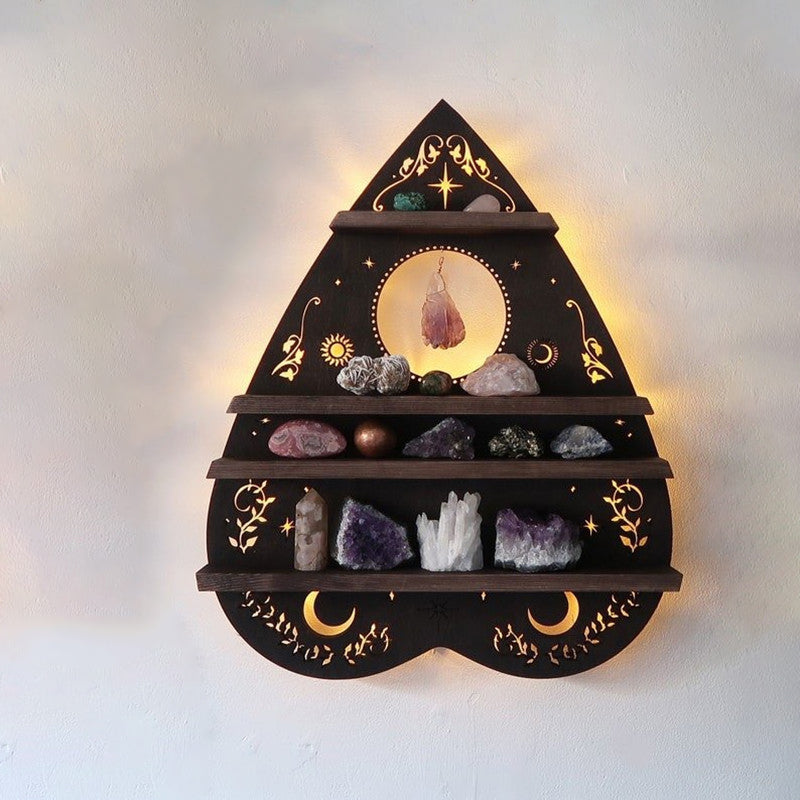 Luna Crystal Moonlight Shelf — Mystical Display Shelf — additional product photo