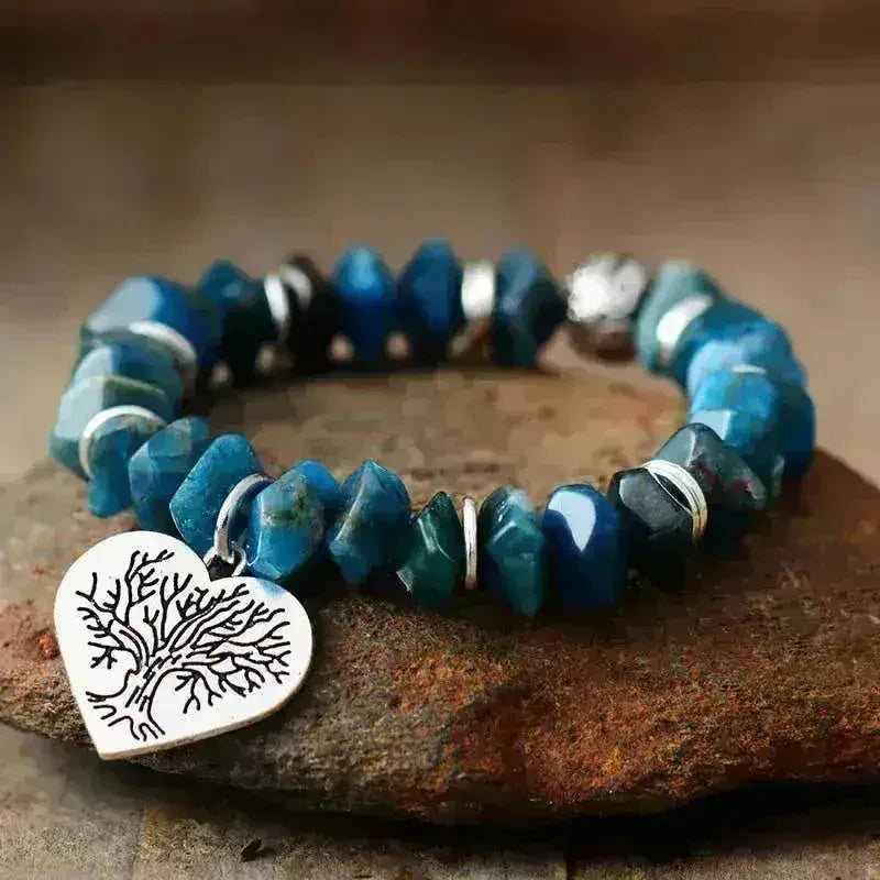 Tree of Life Apatite Bracelet