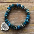 Tree of Life Apatite Bracelet