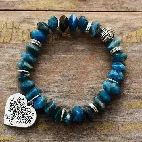 Tree of Life Apatite Bracelet