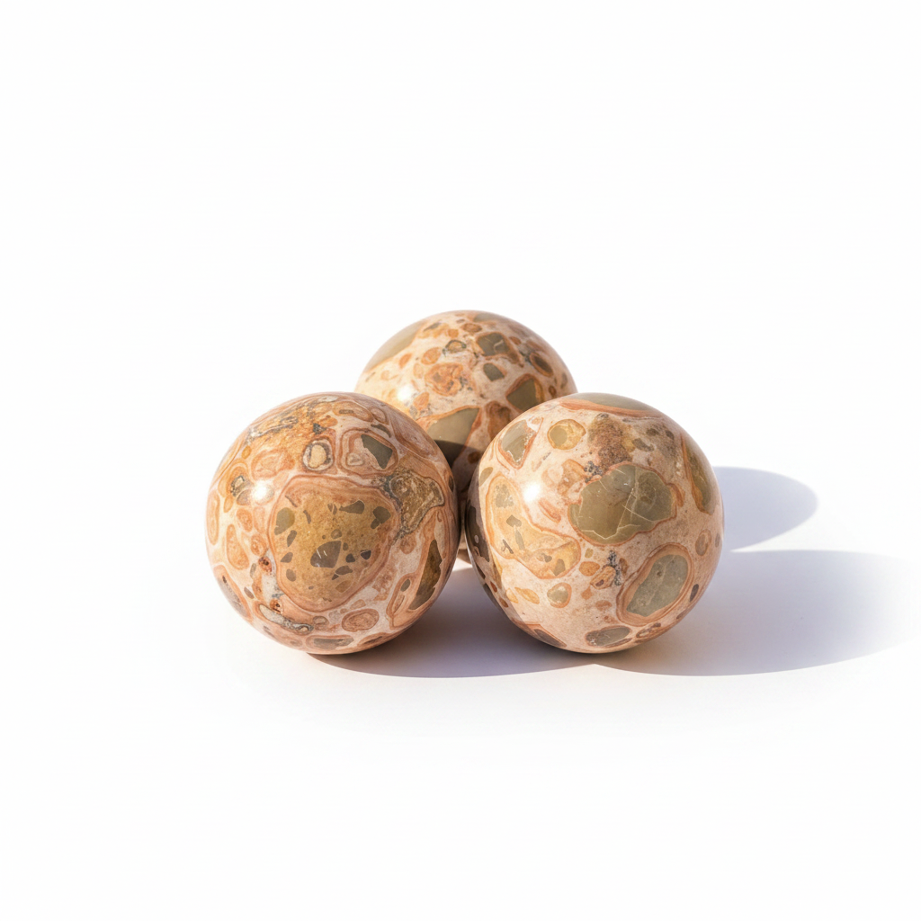 Leopard Skin Jasper Crystal Sphere — 1.5 Inch | Energized Crystals