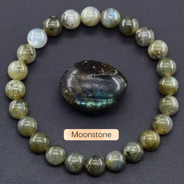 Blue Apatite & Sunstone Energy Bracelet — additional product photo