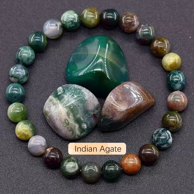 Blue Apatite & Sunstone Energy Bracelet — additional product photo