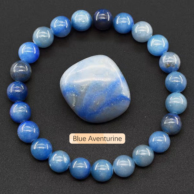 Blue Apatite & Sunstone Energy Bracelet — additional product photo