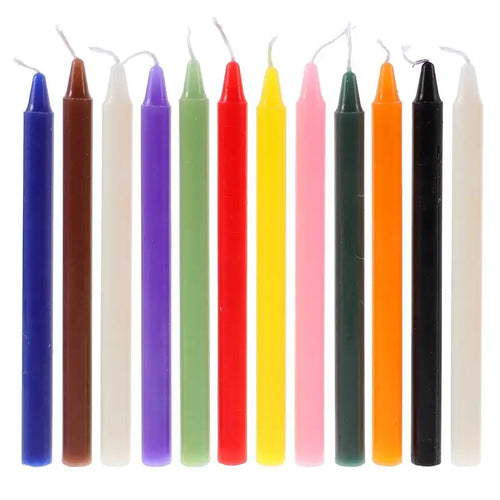 Ritual Taper Candle Set | Energized Crystals