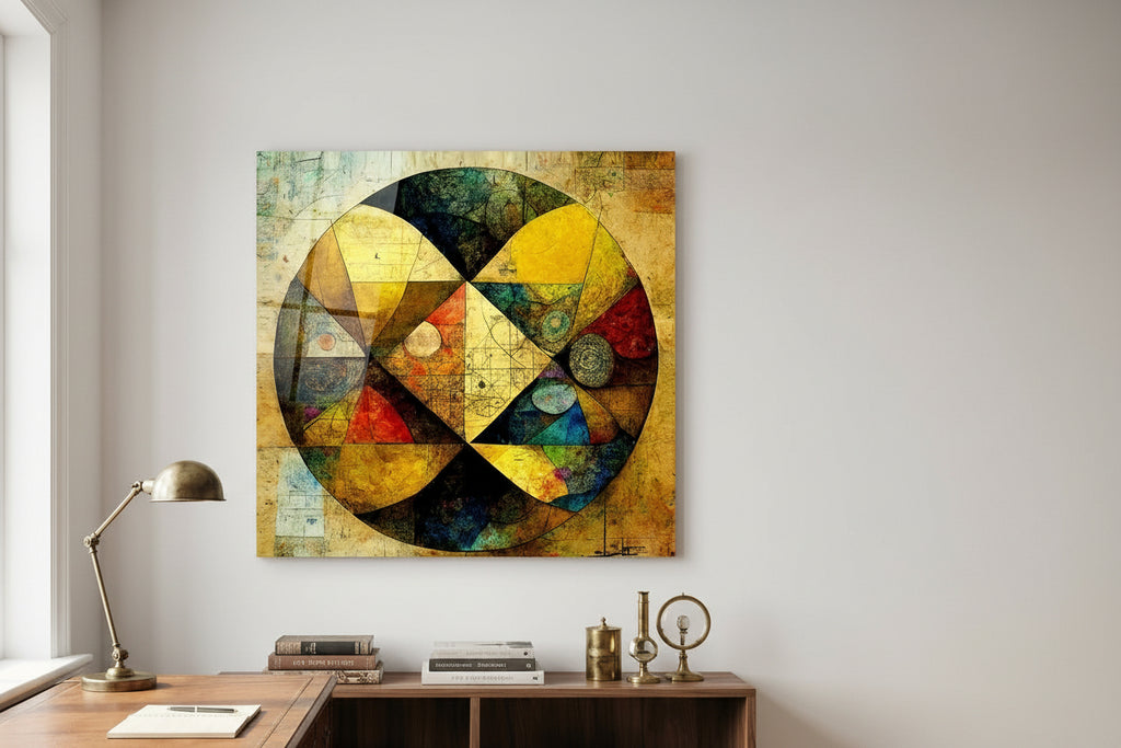 Modern Sphere Glass Wall Art — Designer Collection | Energized Crystals