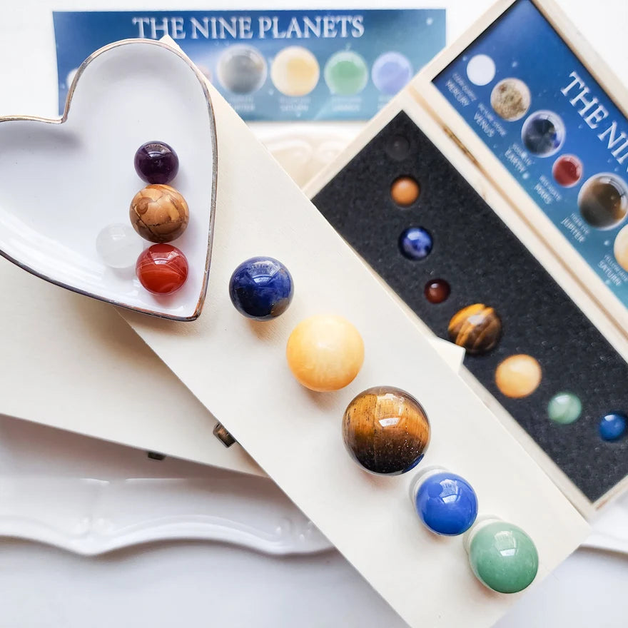 Crystal Planet Solar System Nine Planets suit Crystal Energy Stones