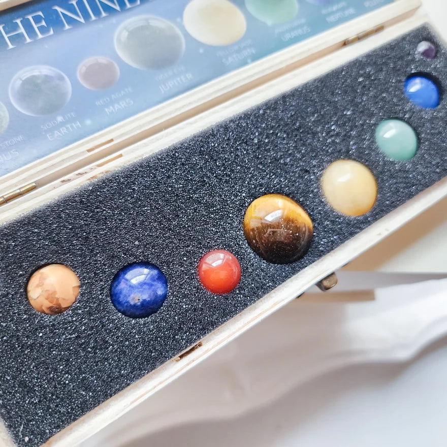 Crystal Planet Solar System Nine Planets suit Crystal Energy Stones